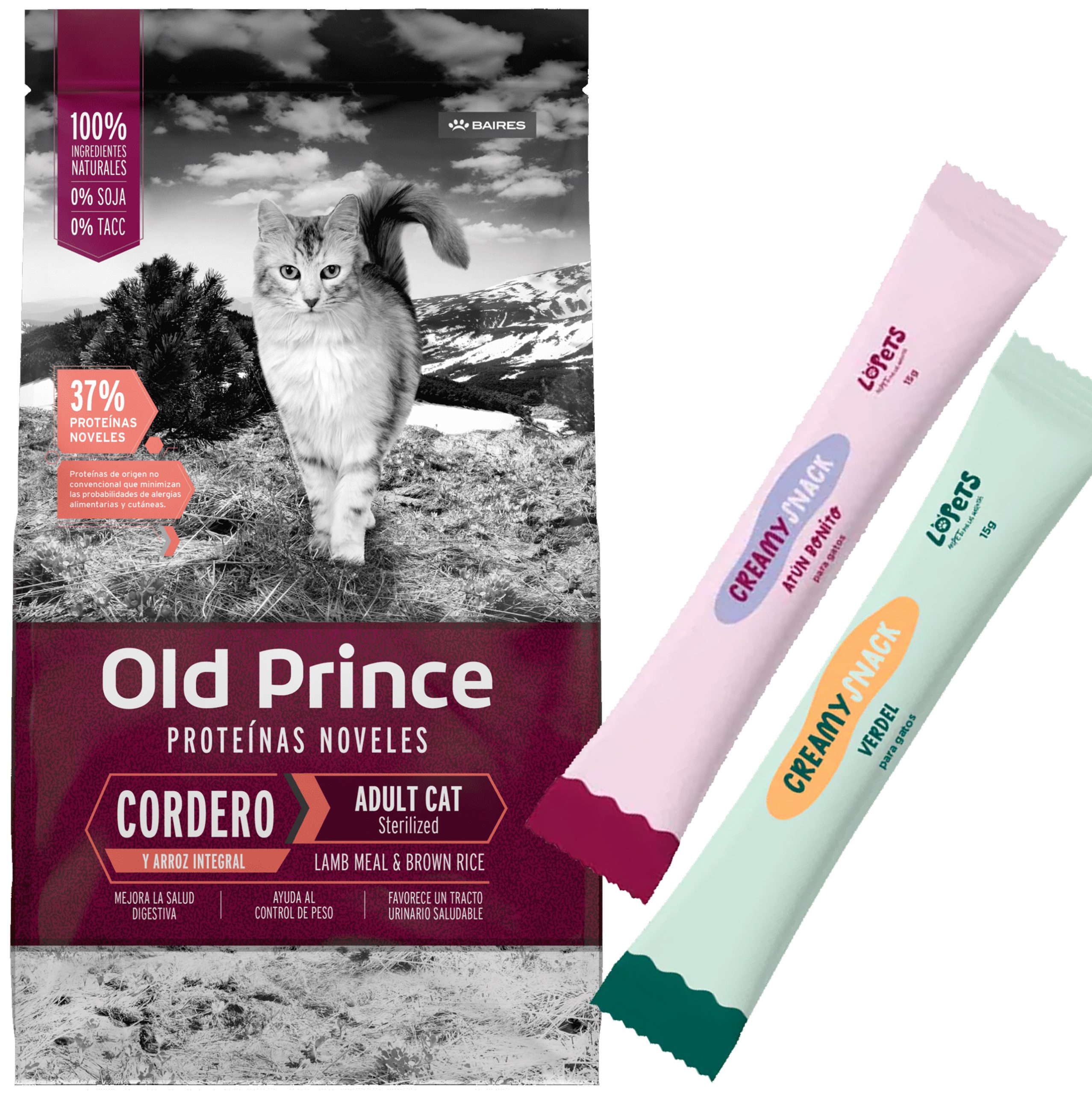Old Prince Novel Gato Adulto Sterilized 3 Kg
