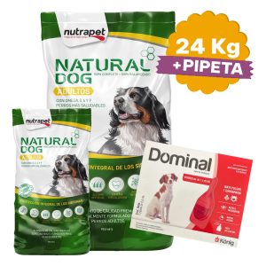 Comida Perro Adulto Natural Dog 22 Kg + Regalos
