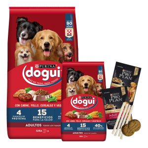 Comida De Perro Dogui Carne Veg 21 Kg + Pouch + Envío