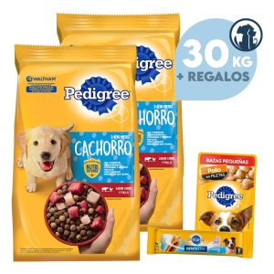 Comida Perro Cachorro Pedigree Todos Los Tamaños 30 Kg
