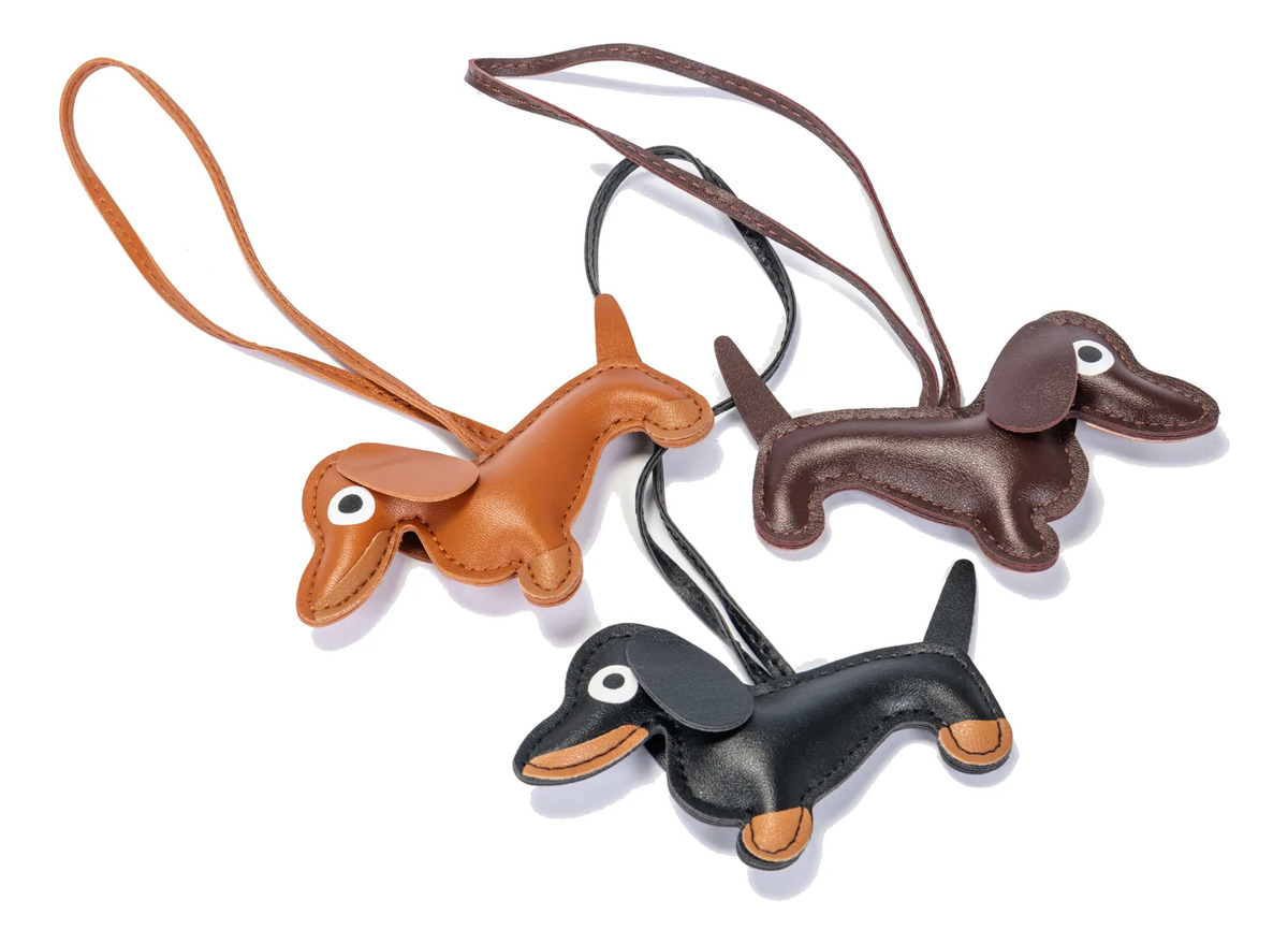Accesorio Llavero Perro Salchicha Con Colgante Varios