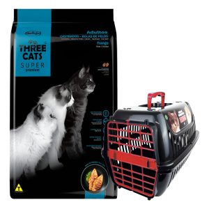 Three Cats Super Premium Castrado Bola De Pelos 10,1 Kg