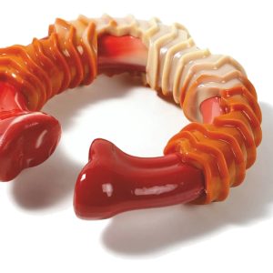 Juguete Anillo Sabor Bacon Para Perros M-pets