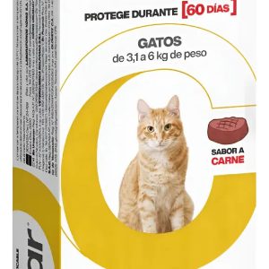 Pastilla Gato Interna Externa Antipulgas Cidar (60 Dias)