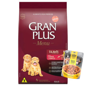 Gran Plus Menú Perro Cachorro Raza Mediana y Grande 3 Kg