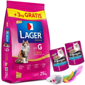 Lager Gato Adulto 25 Kg (22 + 3)