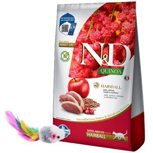 N&D Quinoa Gato Adulto Hairball Pato 1,5 kg