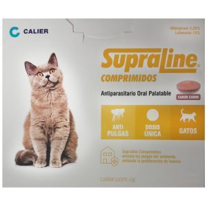 Pastilla Antipulgas Gatos Supraline 500 Mg / 2 Dósis