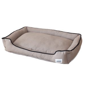 Cama Algodón Beige Funda Removible Atalaia