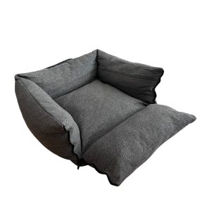 Cama Cuadrada Pared Removible Gris