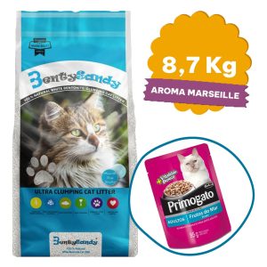 Arena Sanitaria Aglomerante Gato Bentysandy 10 L / Marseille