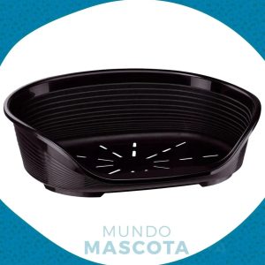 Cucha Cuna Plástica Perro Ferplast Negra N°8 / 12 Cuotas