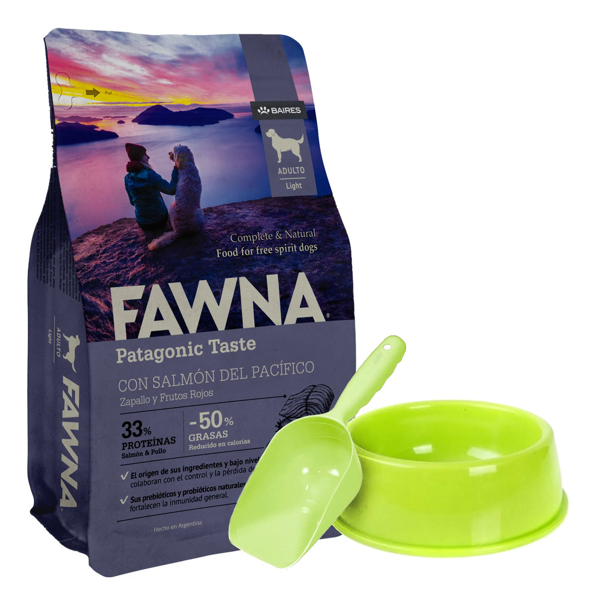 Alimento Fawna Light Para Perro Adulto Con Salmón De 15 Kg - Imagen 2