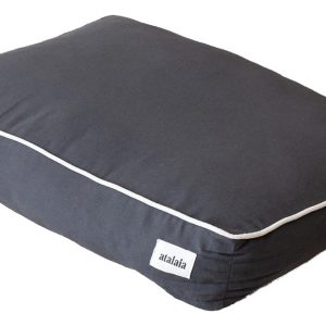 Cama Para Perro Futón Gris Grafito Chico 110*50*12 Atalaia