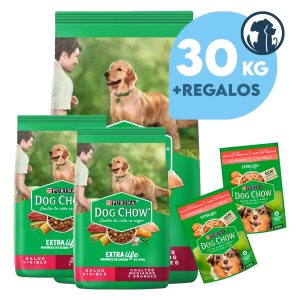 Comida Perro Adulto Dog Chow 30 Kg + Regalo + Envío Gratis