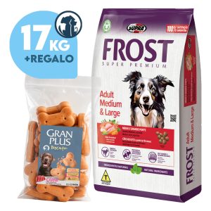 Comida Perro Adulto Frost Lb Raza Grande 17 Kg + Regalo