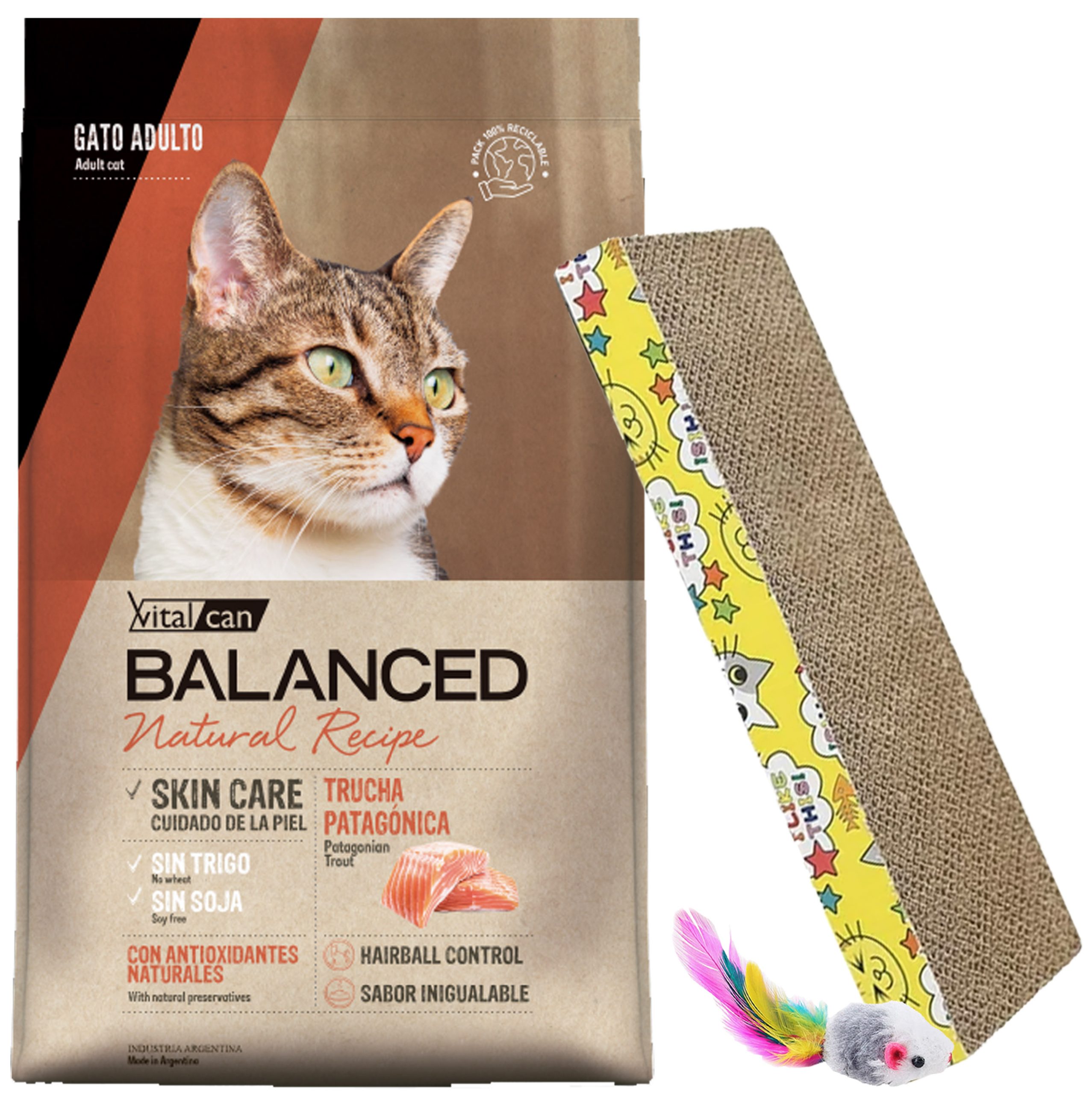 Balanced Natural Recipe Gato Adulto Trucha Patagónica 9 Kg