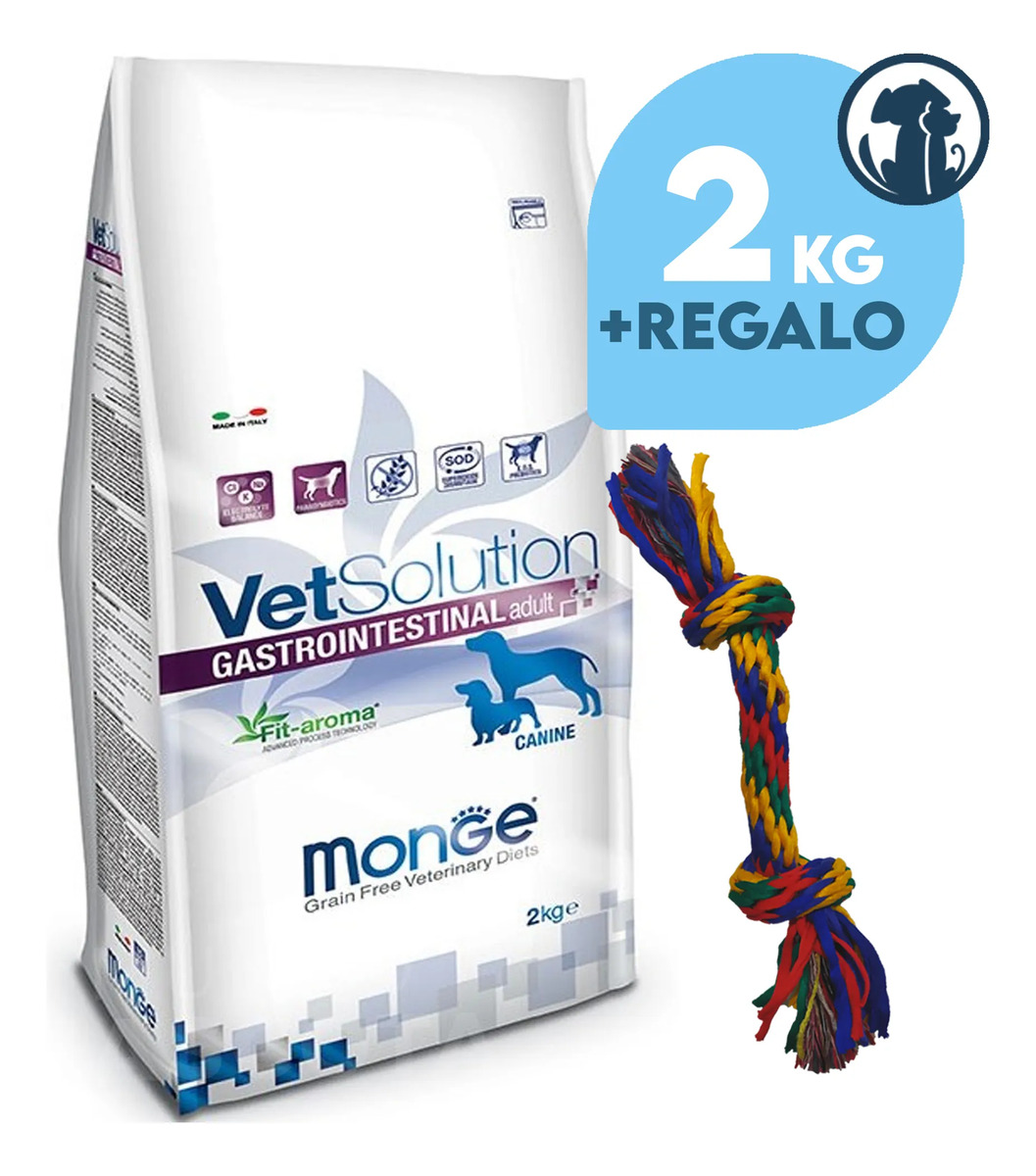 Alimento Vet Solution Monge Gastrointestinal 2 Kg.