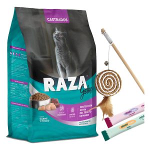 Raza Gatos Castrados Carne Y Pollo 10 Kg