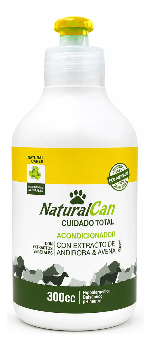 Acondicionador Para Perros Natural Can Cuidado Total 300 Cc