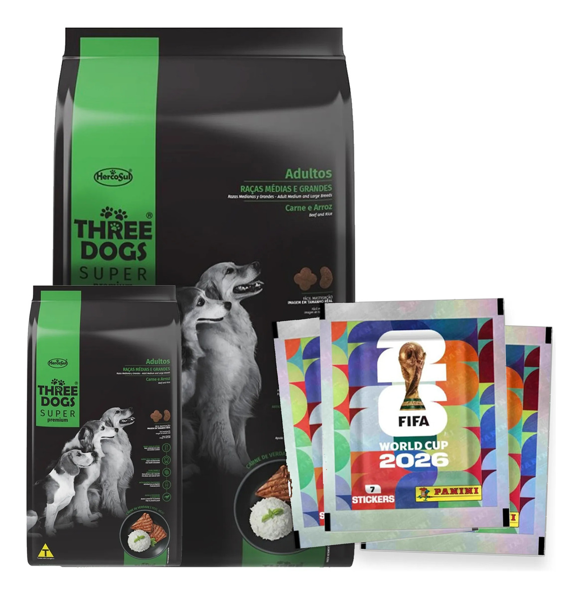 Alimento Super Premium Three Dogs Perro Adulto 17 Kg