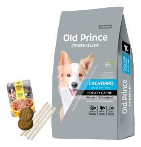 Old Prince Premium Perro Cachorro Pollo y Carne 3 kg