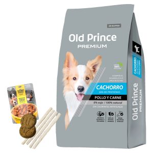 Alimento Old Prince Premium Pollo Y Carne Cachorros 3 Kg