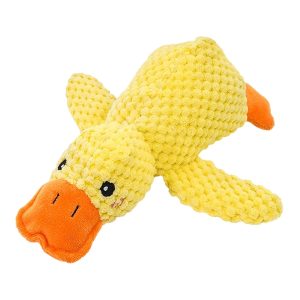 Juguete Peluche Para Mascotas Pato Amarillo Grande