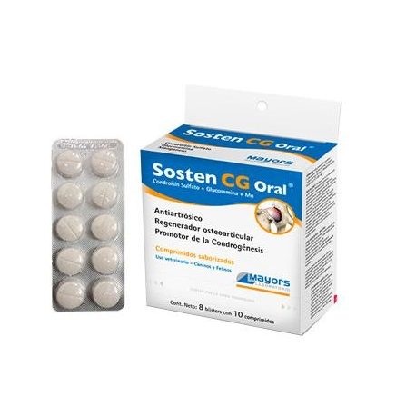 Sosten CG Condroitín Sulfato Glucosamina 10 Comp
