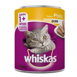Lata Whiskas Gato Adulto De Pollo 340gr