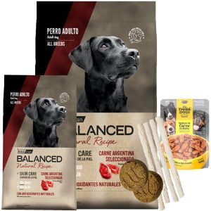 Balanced Natural Recipe Perro Adulto Carne 18 Kg (15 + 3)