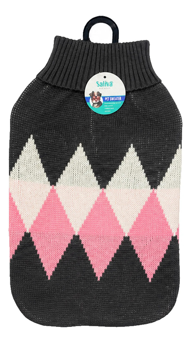 Sueter Con Rombos Para Mascotas Talle L Sativa