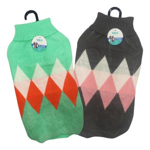 Sueter Con Rombos Para Mascotas Talle L Sativa