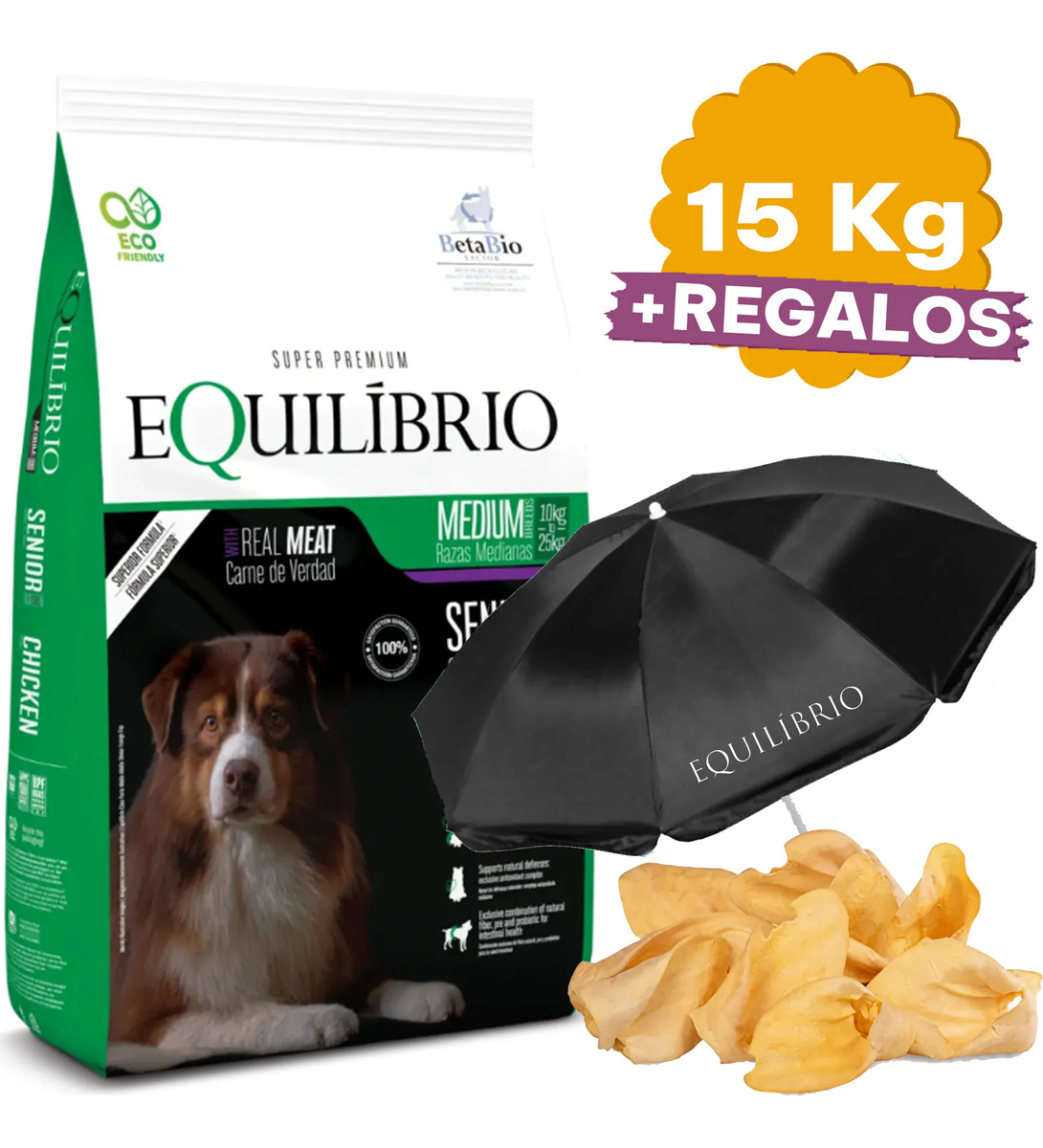 Alimento Perro Equilibrio Mature 15 Kg + Regalo + Envío - Imagen 2