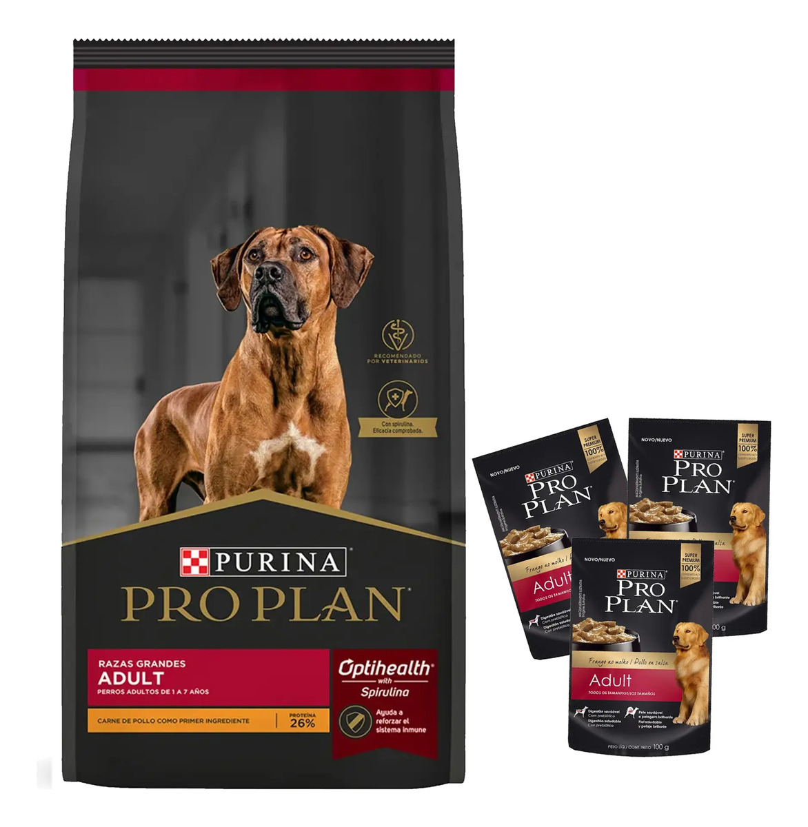Pro Plan Adult Perro Adulto Raza Grande 12 Kg - Imagen 2