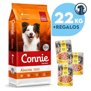 Alimento Connie Premium Adulto De Raza Mediana 22 Kg