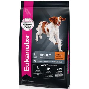 Eukanuba Perro Adulto Raza Mediana 14 Kg (BOLSA CON DETALLE)