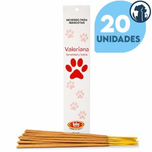 Incienso Para Mascotas Aroma Valeriana Serenidad Y Calma 20 Unid