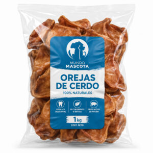 Orejas De Cerdo 1 Kg Para Perro / Mundo Mascota