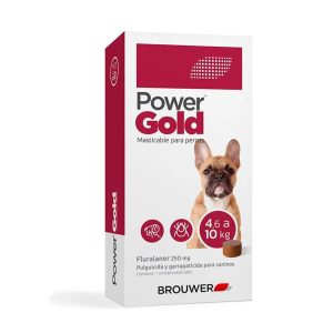 Pastilla Power Gold  Antipulgas Y Garrapatas 4,6 a 10kg 1 Comp