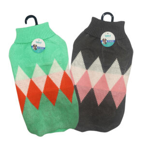Sueter Con Rombos Para Mascotas Talle M Sativa
