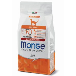 Monge Gato Adulto Esterilizado Sabor Pato 10 Kg