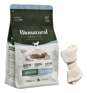 Bionatural Prime Perro Adulto Raza Mediana Sensitive Pescado Blanco 2,5 kg