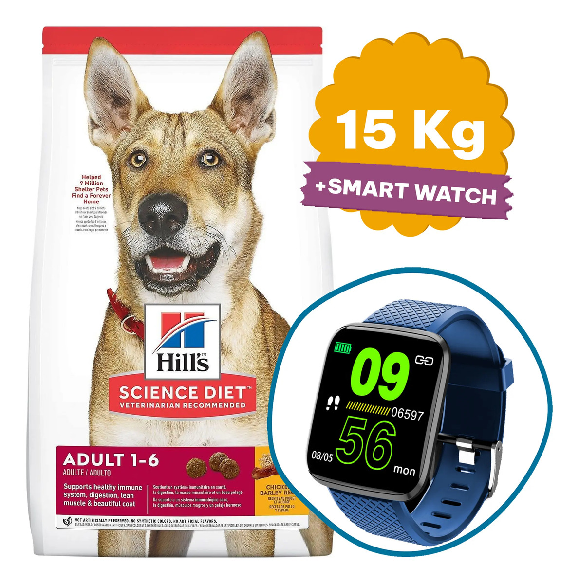 Hill's Science Diet Adulto Pollo Y Arroz 18 Kg Para Perro - Imagen 2