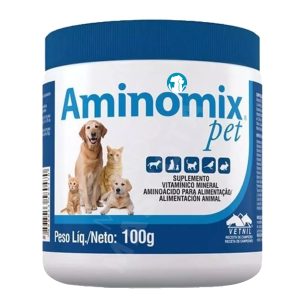 Suplemento Vitamínico Mineral Aminomix Pet 100 Gr / Vetnil