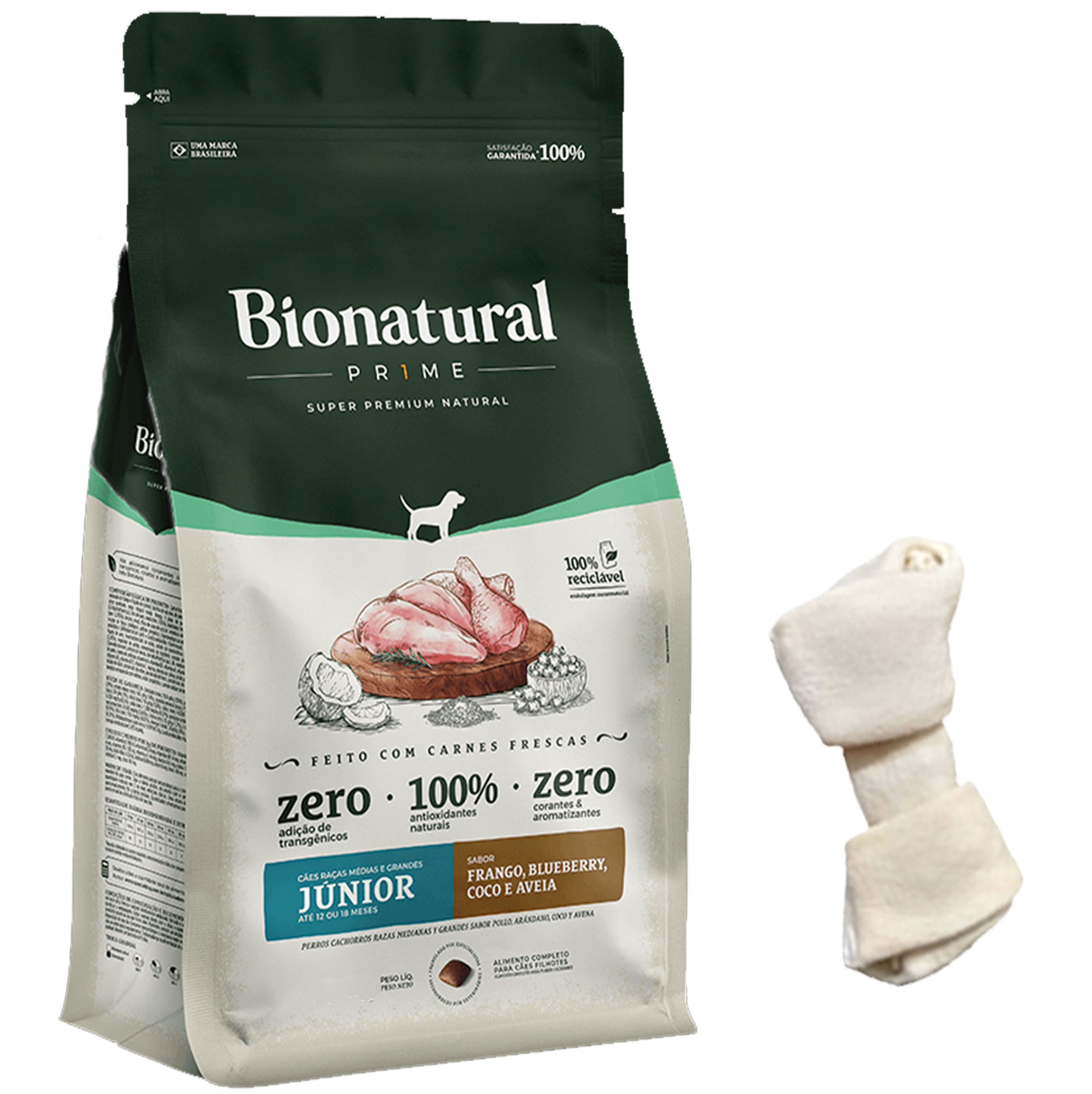 Bionatural Prime Perro Cachorro Mediano y Grande Pollo 2,5 kg