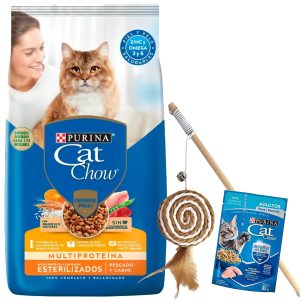 Cat Chow Adulto Castrado Pescado Y Carne 15 Kg