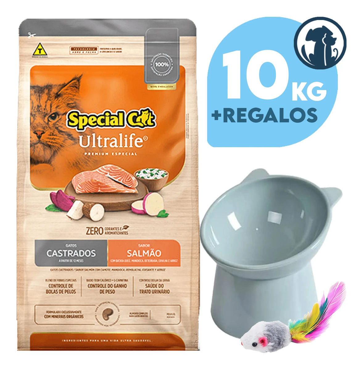 Comida Special Cat Ultralife Gato Adulto Castrado 10,1 Kg