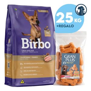 Alimento Perro Adulto Birbo Tradicional 25 Kg + Regalo