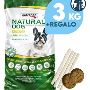 Alimento Natural Dog Adulto Razas Pequeñas 3kg